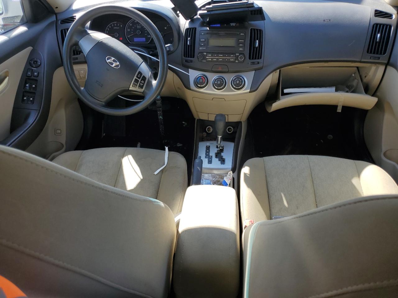 2010 Hyundai Elantra VIN KMHDU4AD2AU167514 Copart auction photo, front end / rear end damage thumbnail 8