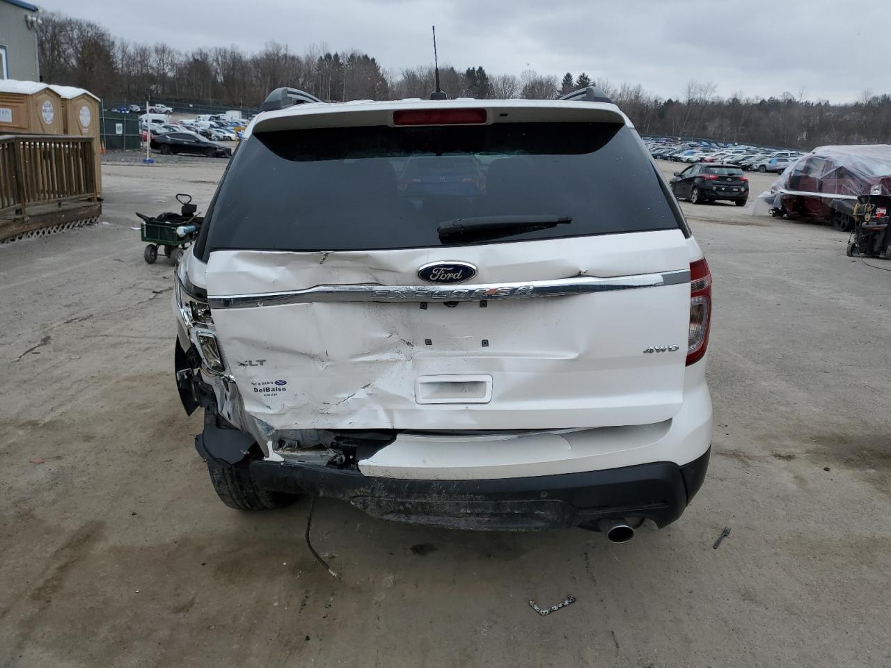2013 Ford Explorer VIN 1FM5K8D80DGA91391 Copart auction photo, side damage thumbnail 6