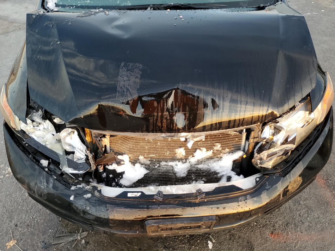 2012 Honda Civic VIN 19XFB2F9XCE018636 Copart auction photo, front end damage thumbnail 11
