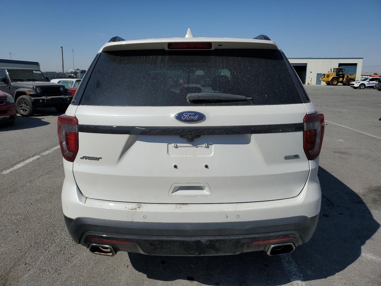 2016 Ford Explorer VIN 1FM5K8GT0GGC62922 Copart auction photo, side / front end damage thumbnail 6