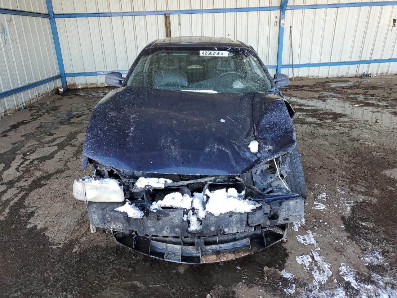 2000 Pontiac Grand Prix VIN 1G2WR1216YF320691 Copart auction photo, front end / rear end damage thumbnail 5