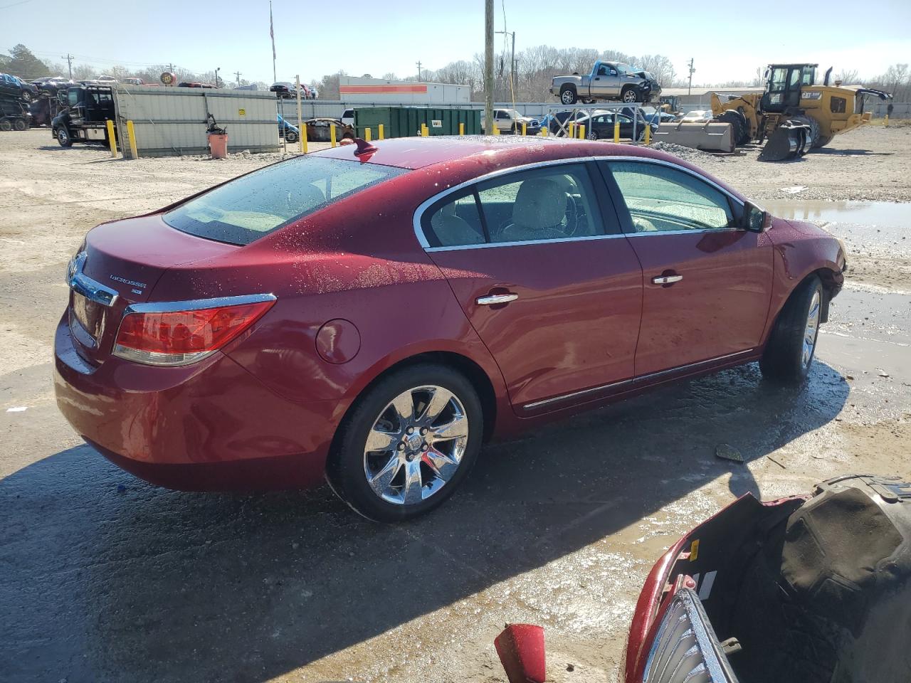 2011 Buick LaCrosse VIN 1G4GC5ED2BF122434 Copart auction photo, front end / undercarriage damage thumbnail 3