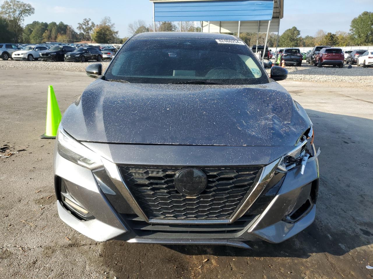 2021 Nissan Sentra VIN 3N1AB8DV9MY329278 Copart auction photo, front end / side damage thumbnail 5