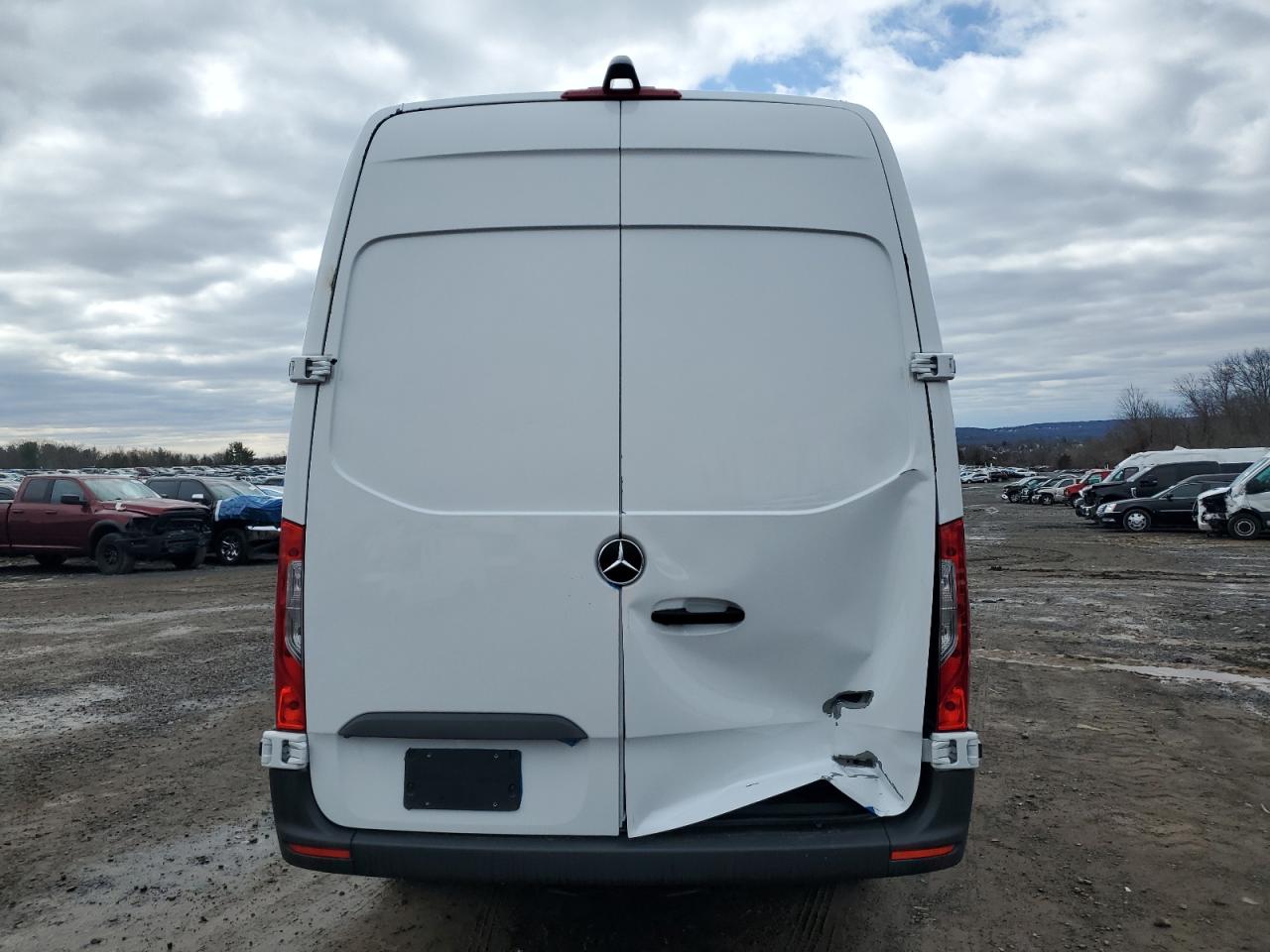 2024 Mercedes-Benz Sprinter VIN W1Y4NCHY6RT184866 Copart auction photo, rear end / side damage thumbnail 6