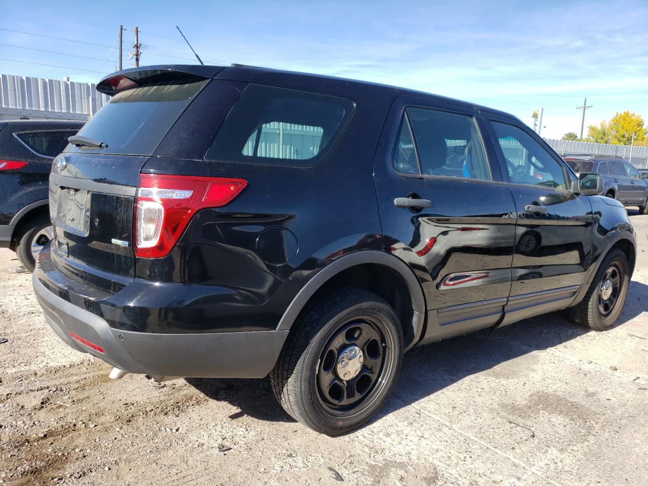 2014 Ford Explorer VIN 1FM5K8AR0EGB27353 Copart auction photo, rear end / side damage thumbnail 3