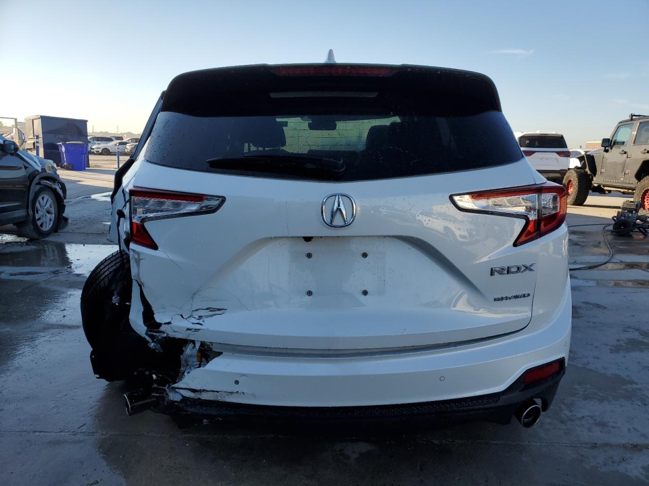 2020 Acura RDX VIN 5J8TC2H52LL011361 Copart auction photo, rear end / side damage thumbnail 6