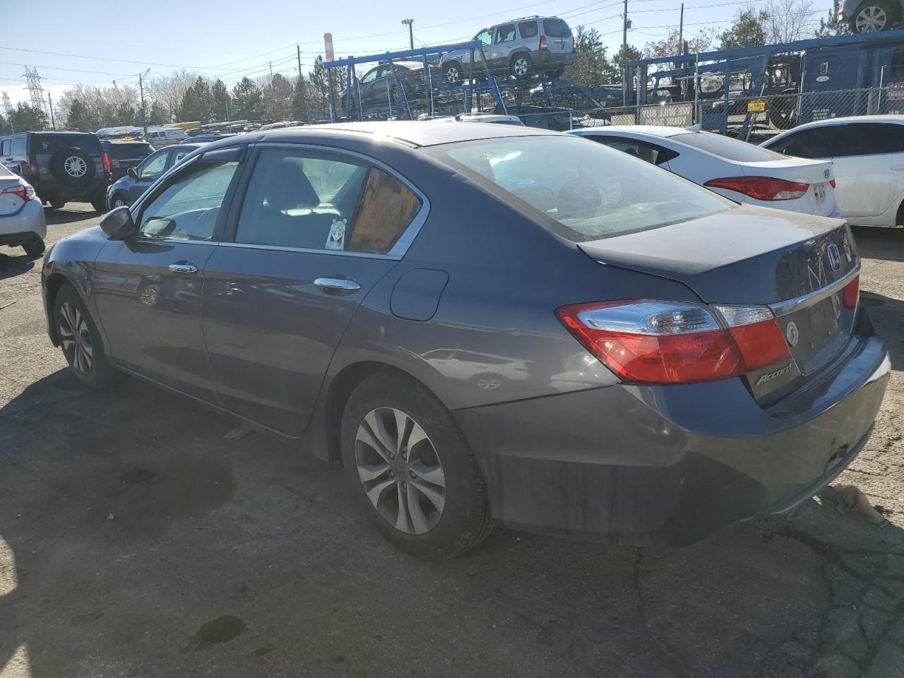 2015 Honda Accord VIN 1HGCR2F3XFA205314 Copart auction photo, rear end / hail damage thumbnail 2