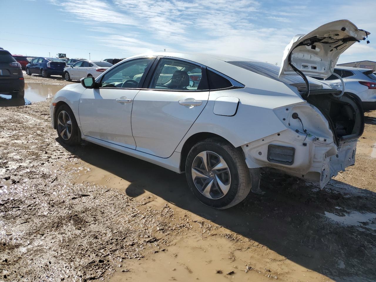 2021 Honda Civic VIN 2HGFC2F65MH553108 Copart auction photo, rear end / minor dent/scratches damage thumbnail 2