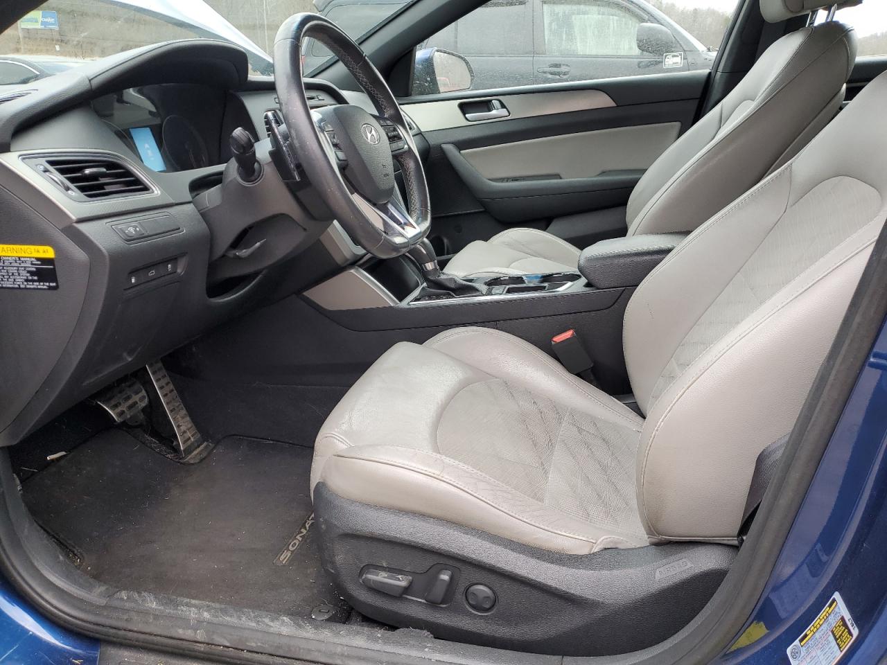 2017 Hyundai Sonata VIN 5NPE34AB6HH502353 Copart auction photo, water/flood damage thumbnail 7