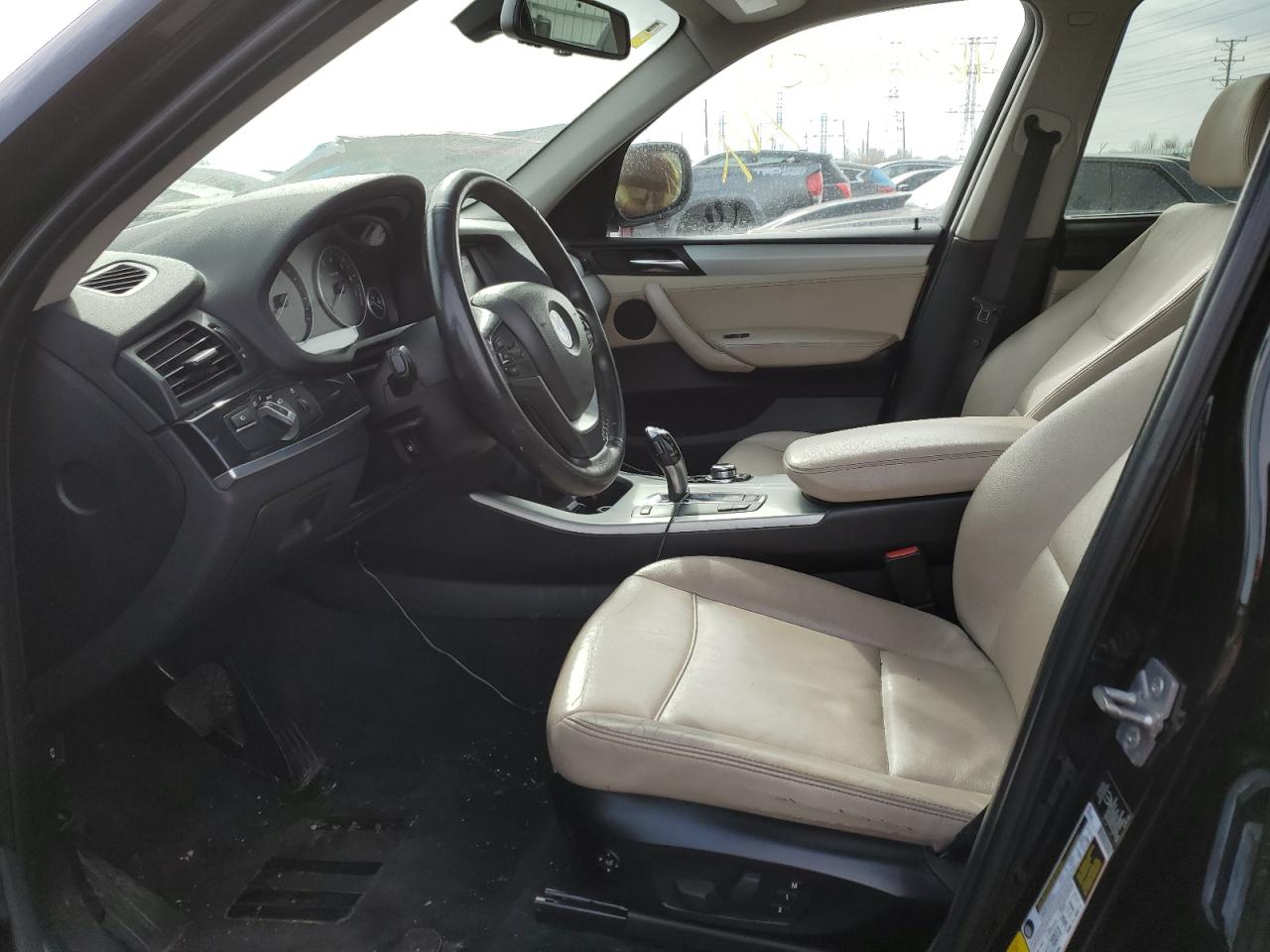 2012 BMW X3 VIN 5UXWX7C53CL975504 Copart auction photo, front end / minor dent/scratches damage thumbnail 7
