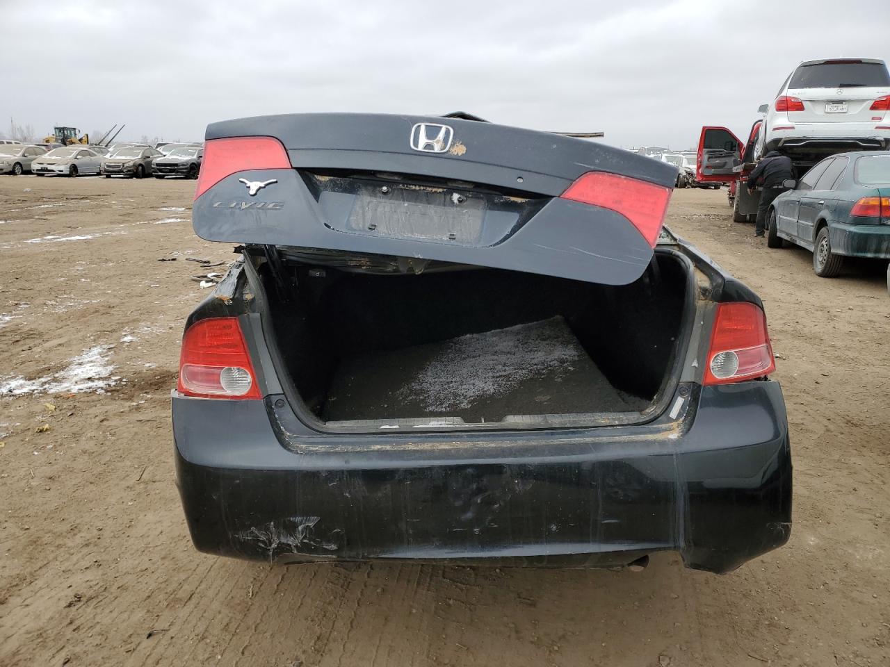 2008 Honda Civic VIN 1HGFA16548L098770 Copart auction photo, rollover damage thumbnail 6
