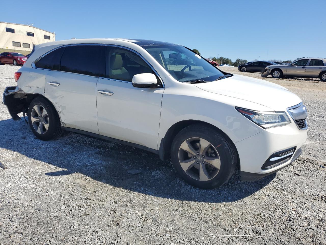 2014 Acura MDX VIN 5FRYD3H24EB007426 Copart auction photo, rear end / side damage thumbnail 4