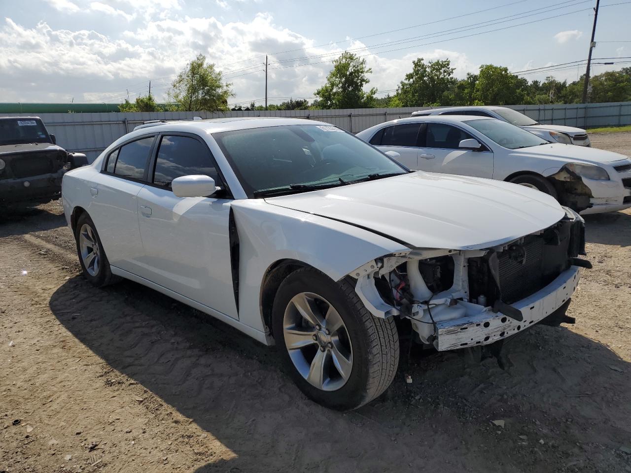 2015 Dodge Charger VIN 2C3CDXHG4FH925384 Copart auction photo, front end damage thumbnail 4