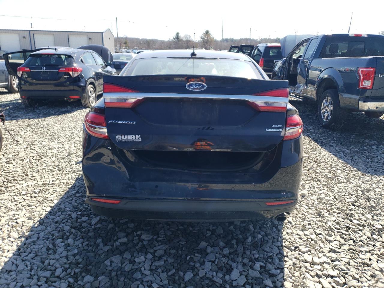 2017 Ford Fusion VIN 3FA6P0HD9HR410164 Copart auction photo, rear end / minor dent/scratches damage thumbnail 6