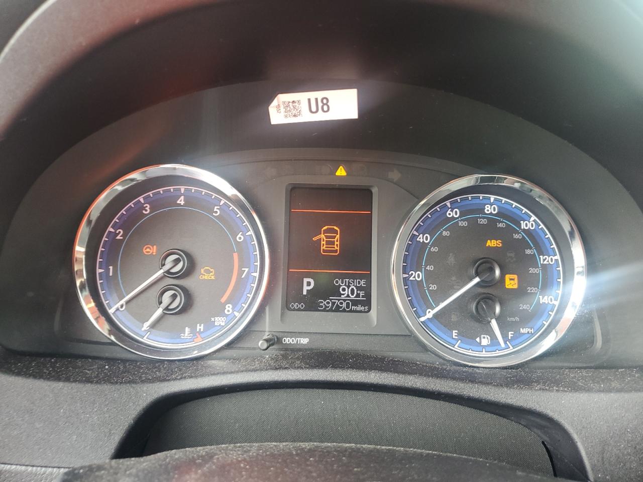 2019 Toyota Corolla VIN 2T1BURHE1KC195245 Copart auction photo, water/flood damage thumbnail 9