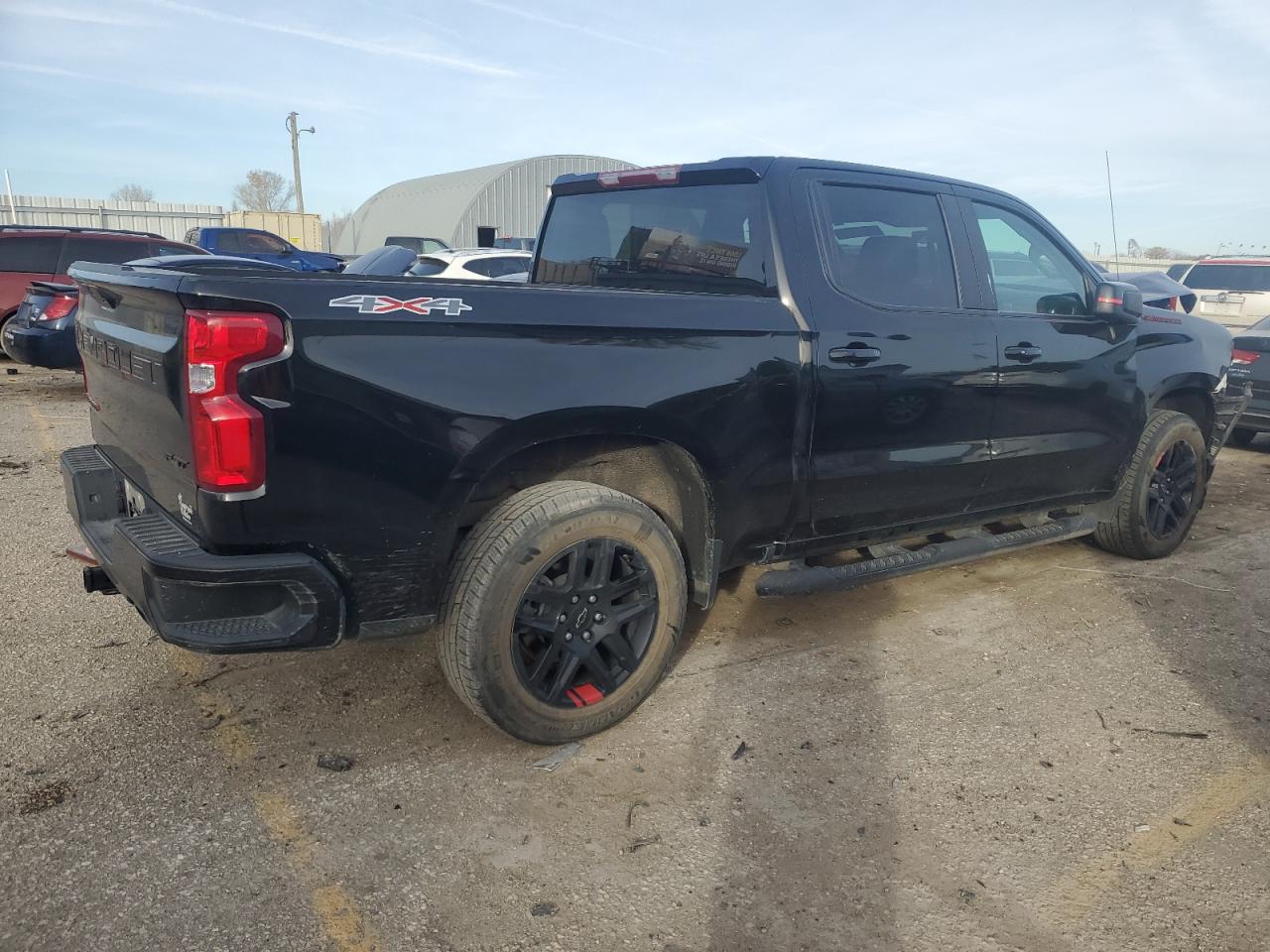 2022 Chevrolet Silverado VIN 1GCUYEED1NZ154920 Copart auction photo, front end damage thumbnail 3