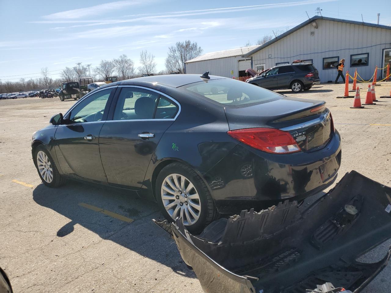 2013 Buick Regal VIN 2G4GS5EVXD9237788 Copart auction photo, front end damage thumbnail 2