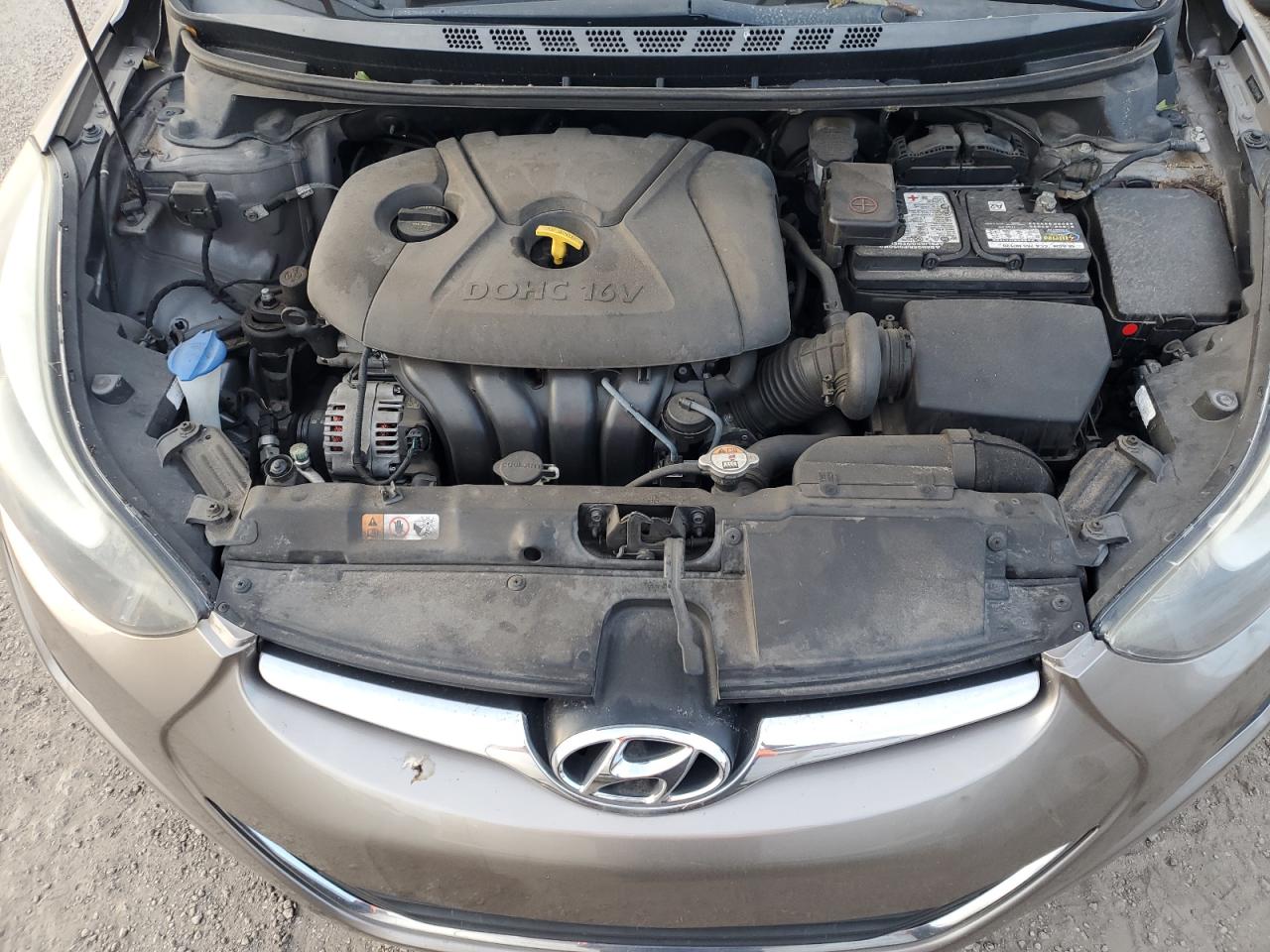2015 Hyundai Elantra VIN 5NPDH4AE2FH599944 Copart auction photo, water/flood damage thumbnail 11
