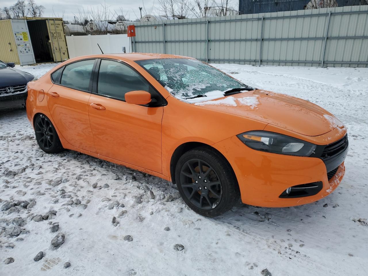 2014 Dodge Dart VIN 1C3CDFBB4ED719758 Copart auction photo, side / undercarriage damage thumbnail 4