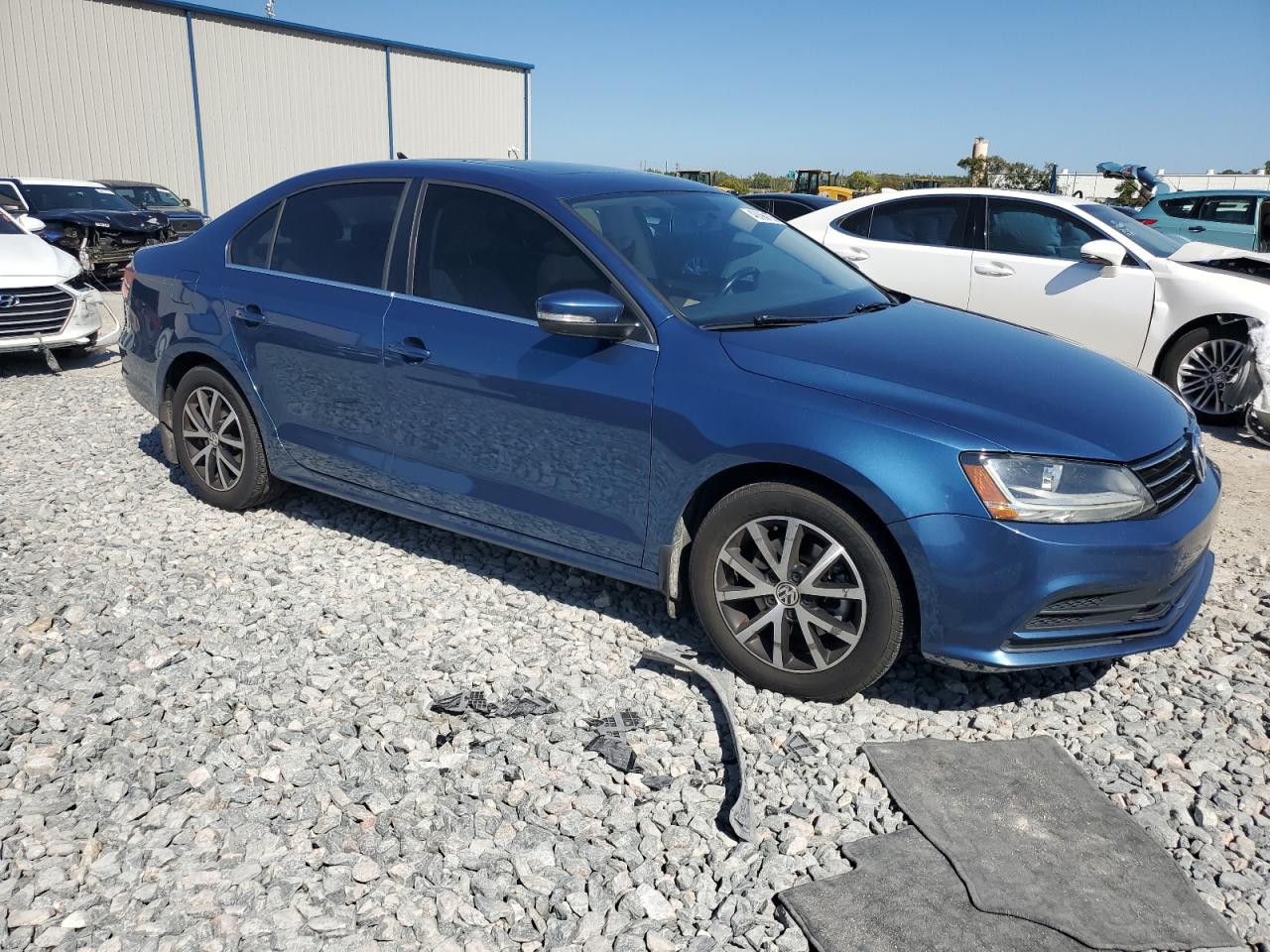 2017 Volkswagen Jetta VIN 3VWDB7AJ1HM309591 Copart auction photo, normal wear damage thumbnail 4