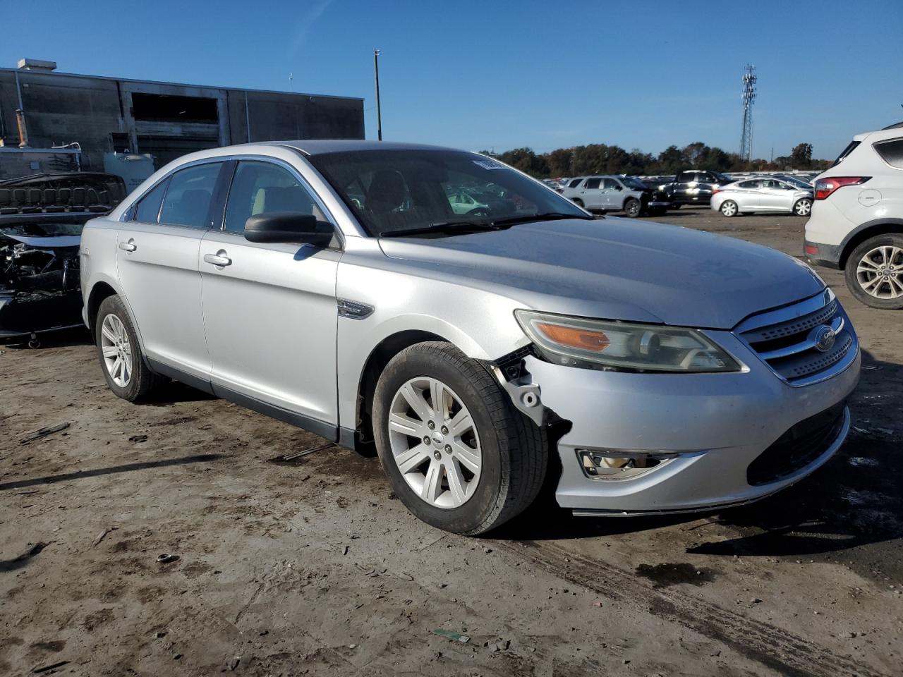 2010 Ford Taurus VIN 1FAHP2DW5AG114857 Copart auction photo, rear end / front end damage thumbnail 4