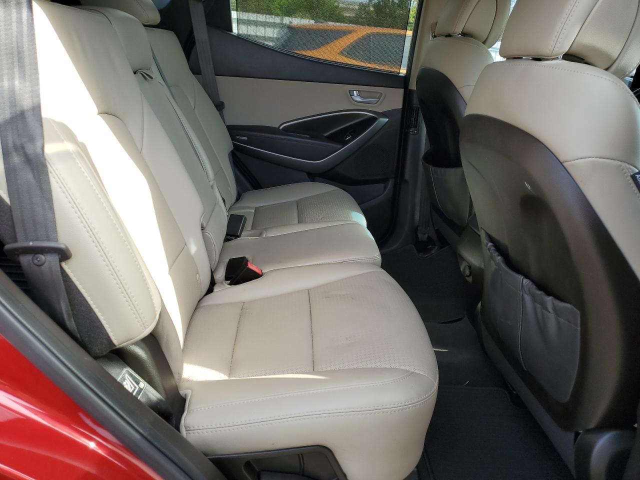 2015 Hyundai Santa Fe VIN 5XYZU3LB6FG240215 Copart auction photo, rear end damage thumbnail 12