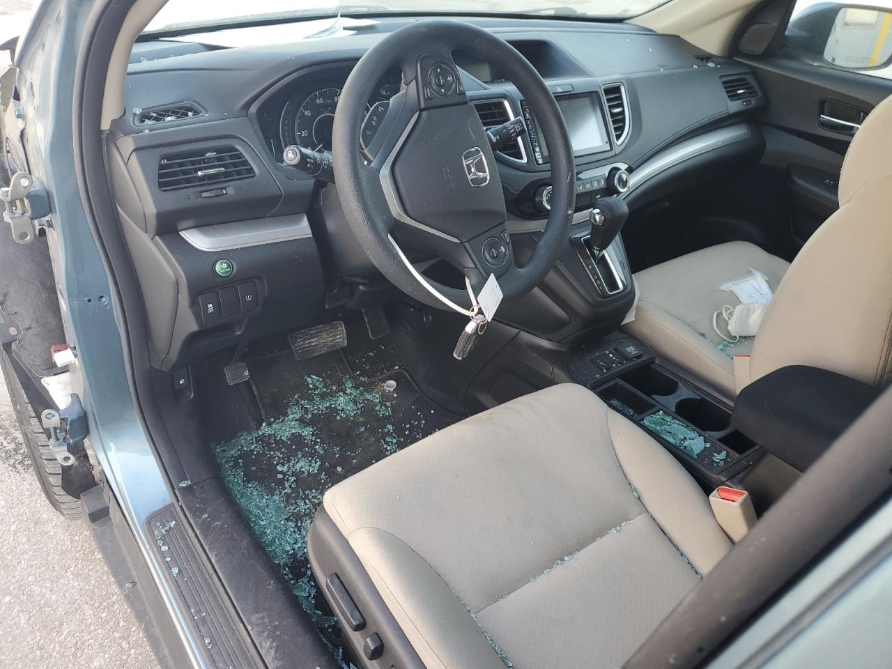 2015 Honda CR-V VIN 5J6RM4H56FL051247 Copart auction photo, front end / side damage thumbnail 8