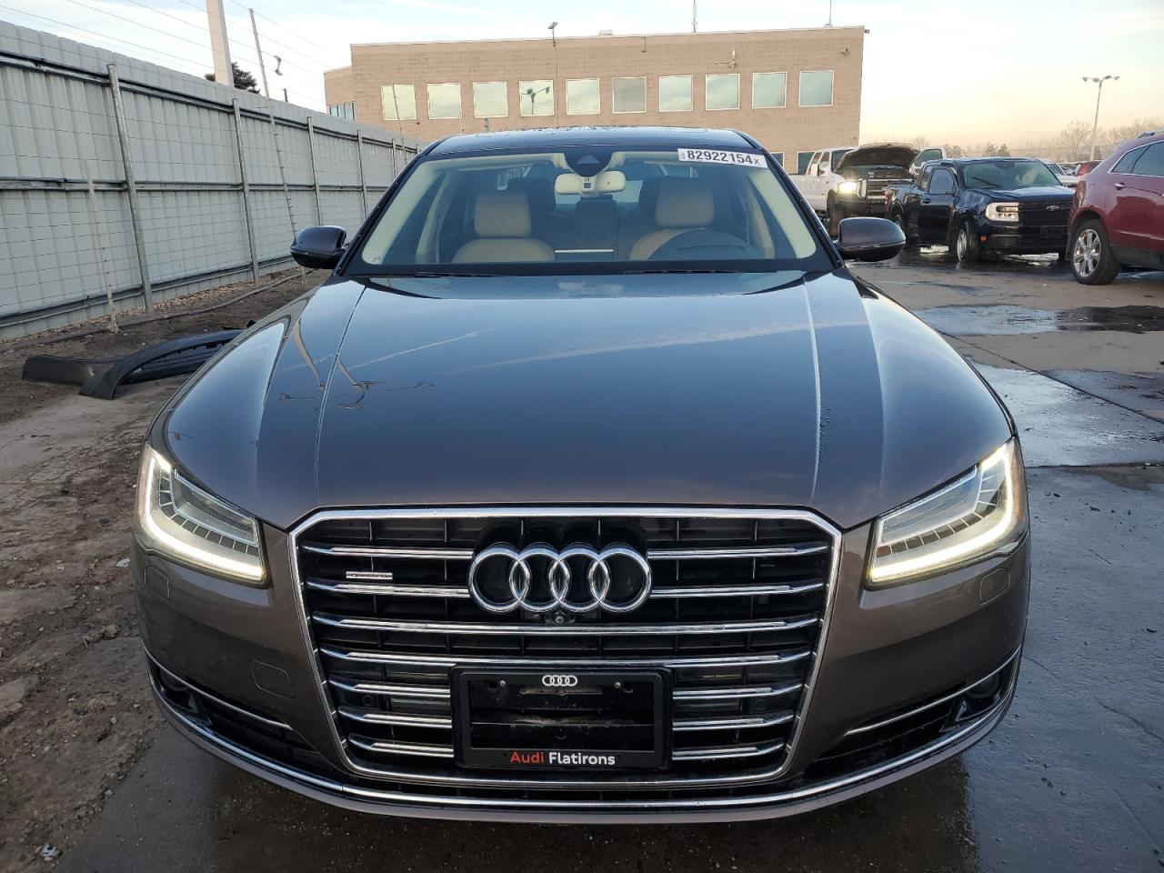 2015 Audi A8 VIN WAU32AFD9FN032185 Copart auction photo, rear end damage thumbnail 5