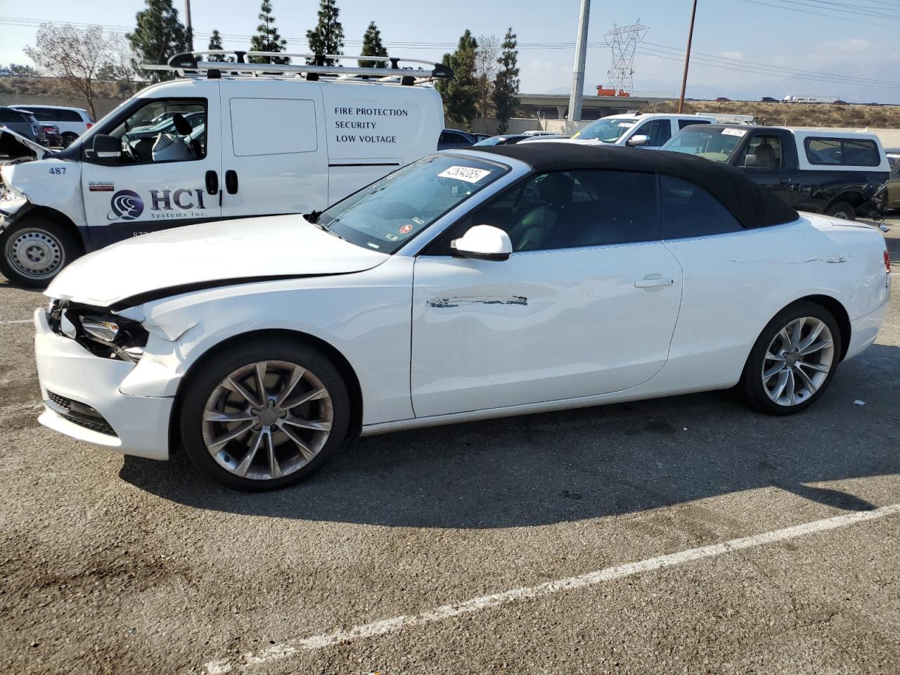 2013 Audi A5 VIN WAUJFAFH0DN007218 - Copart auction photo