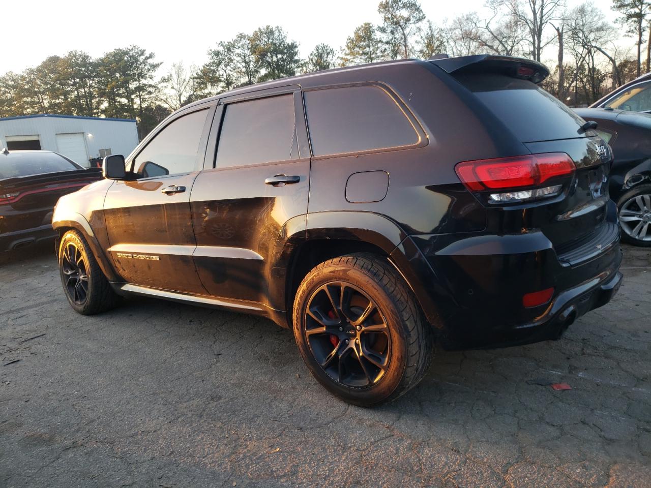 2017 Jeep Grand Cherokee VIN 1C4RJFDJ3HC738525 Copart auction photo, front end / undercarriage damage thumbnail 2