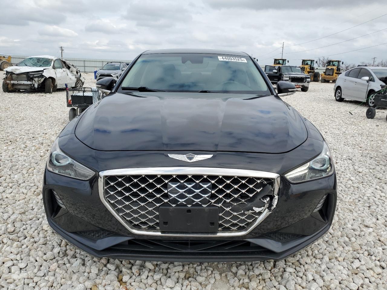 2019 Genesis G70 VIN KMTG24LA8KU038173 Copart auction photo, rear end / minor dent/scratches damage thumbnail 5