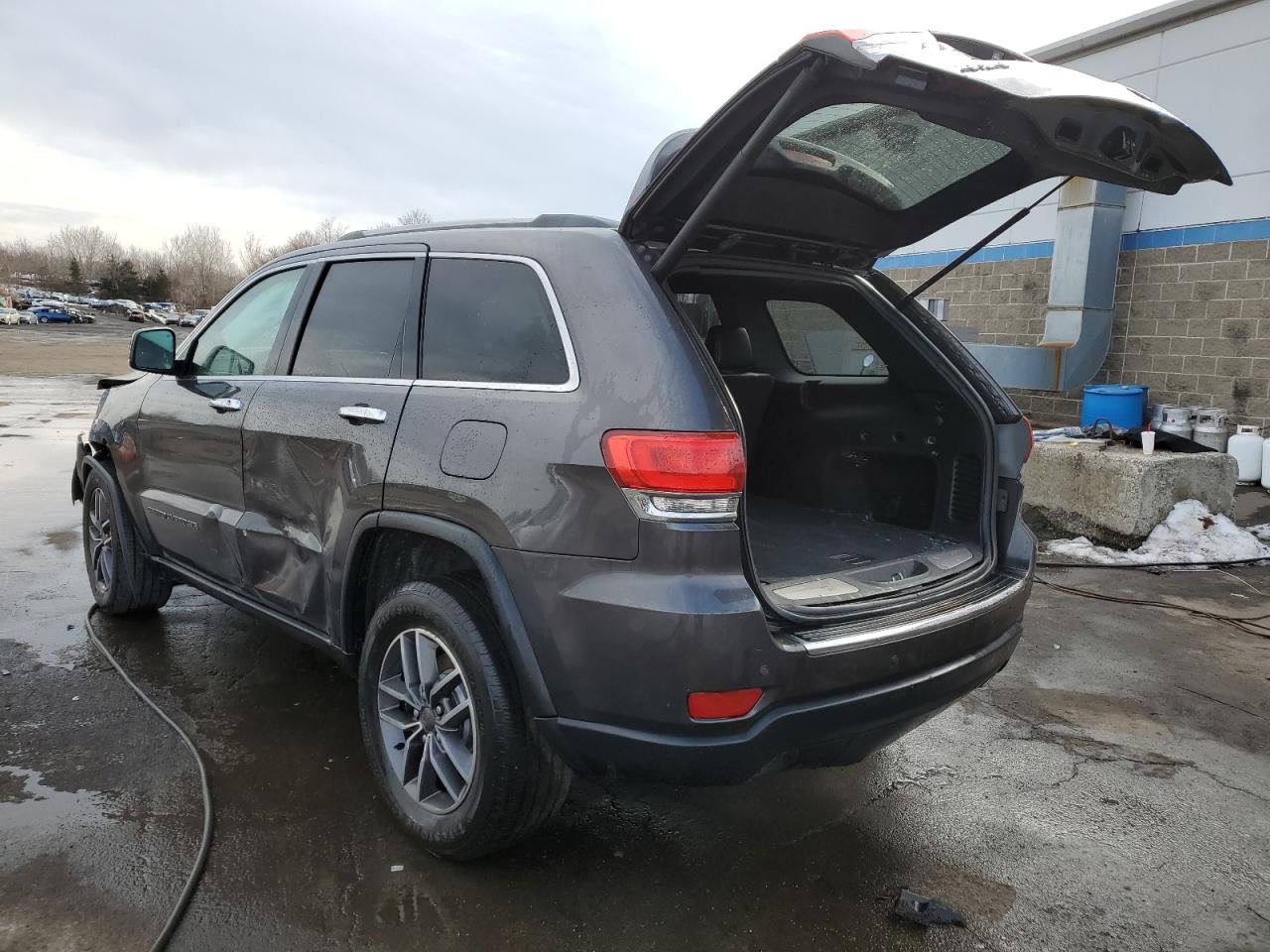 2019 Jeep Grand Cherokee VIN 1C4RJFBG8KC804145 Copart auction photo, front end / side damage thumbnail 2
