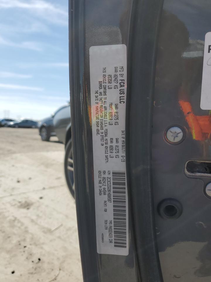 2019 Dodge Challenger VIN 2C3CDZGG9KH680587 Copart auction photo, front end damage thumbnail 13