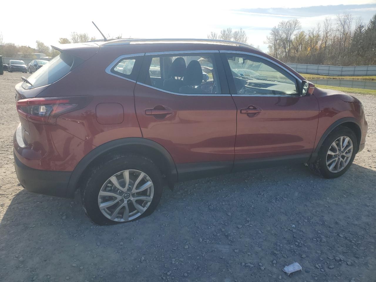 2020 Nissan Rogue VIN JN1BJ1CW4LW371047 Copart auction photo, side damage thumbnail 3