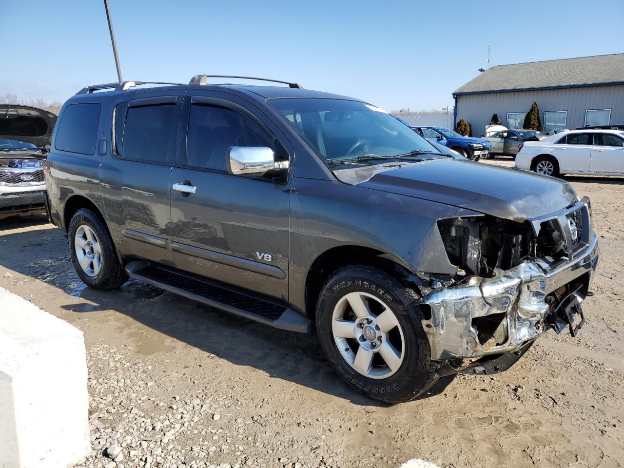 2007 Nissan Armada VIN 5N1AA08C27N714544 Copart auction photo, front end damage thumbnail 4