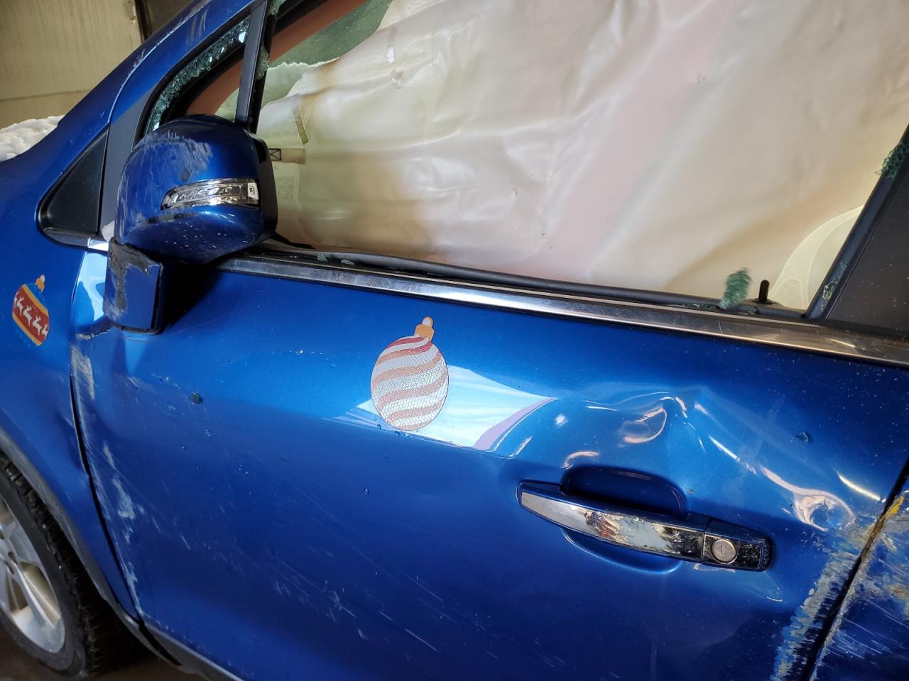 2015 Buick Encore VIN KL4CJASBXFB138117 Copart auction photo, front end / side damage thumbnail 7