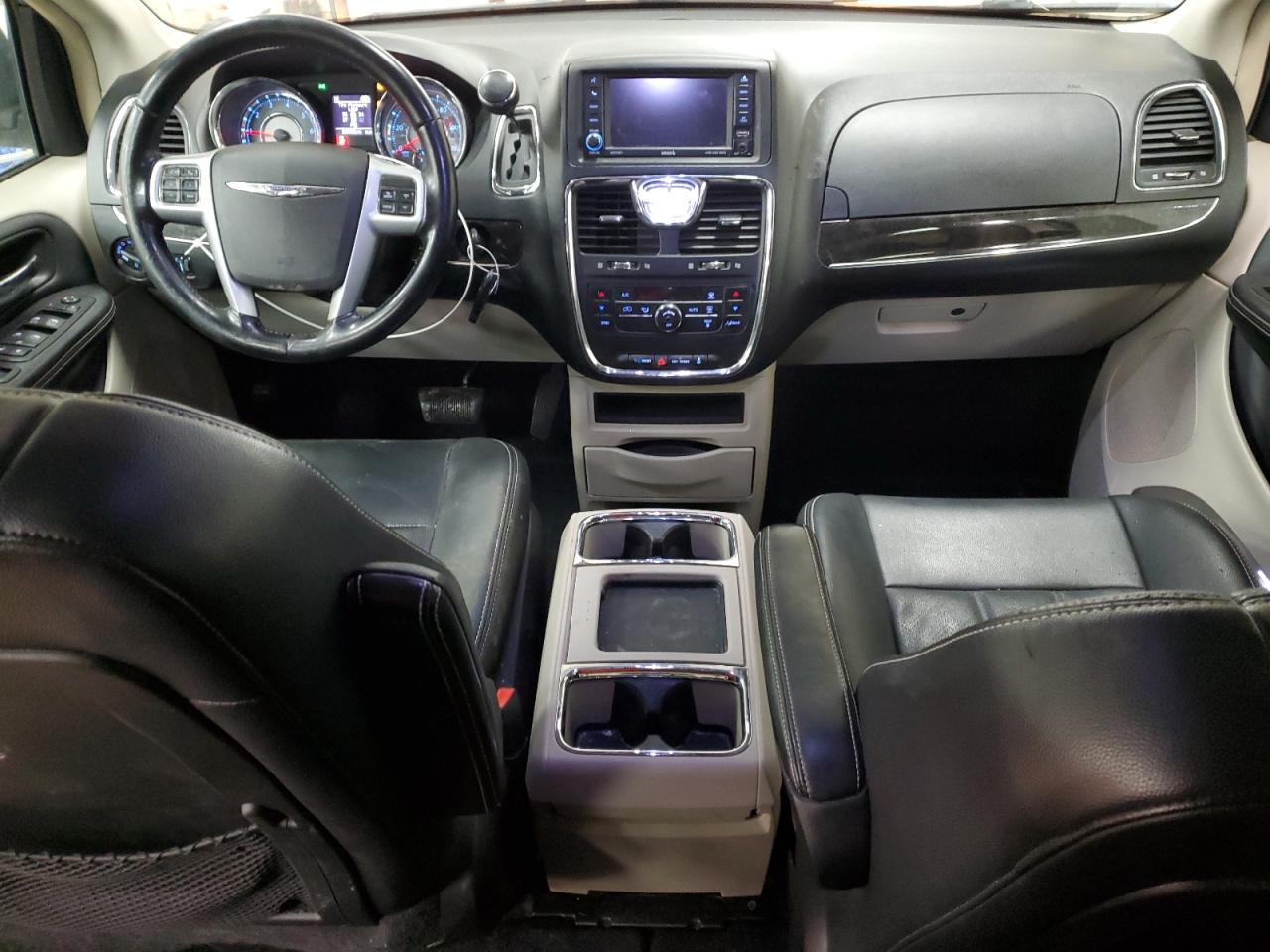 2012 Chrysler Town & Country VIN 2C4RC1BG9CR188266 Copart auction photo, side / front end damage thumbnail 8