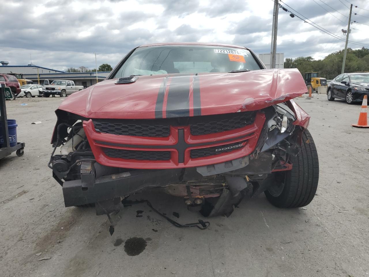 2014 Dodge Avenger VIN 1C3CDZAB7EN175012 Copart auction photo, biohazard/chemical / all over damage thumbnail 5