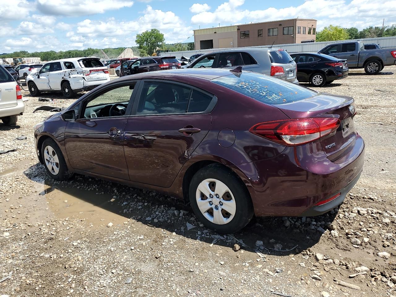 2018 KIA Forte VIN 3KPFK4A74JE179031 Copart auction photo, vandalism damage thumbnail 2
