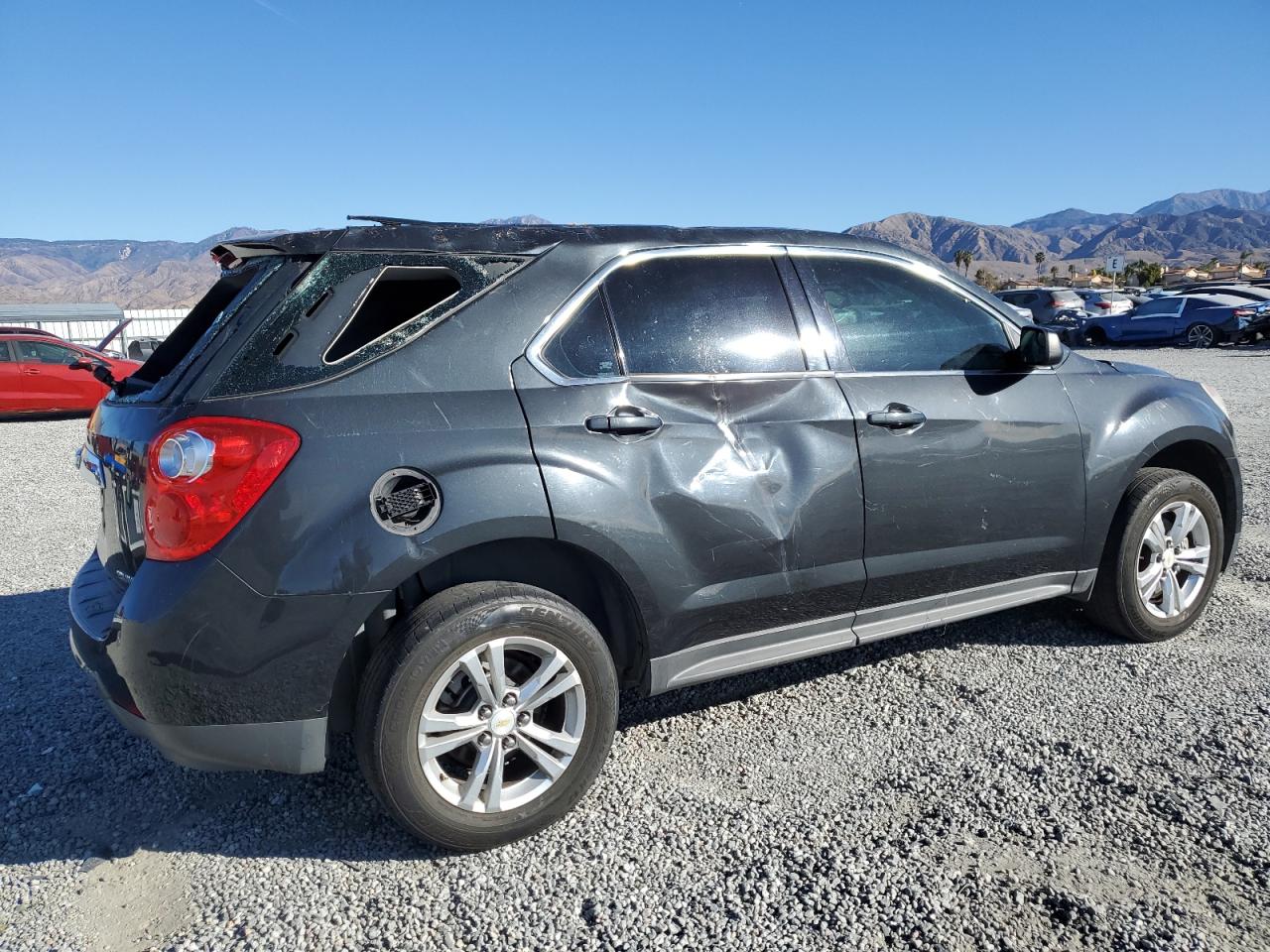 2014 Chevrolet Equinox VIN 2GNALAEK3E6243691 Copart auction photo, top/roof / all over damage thumbnail 3