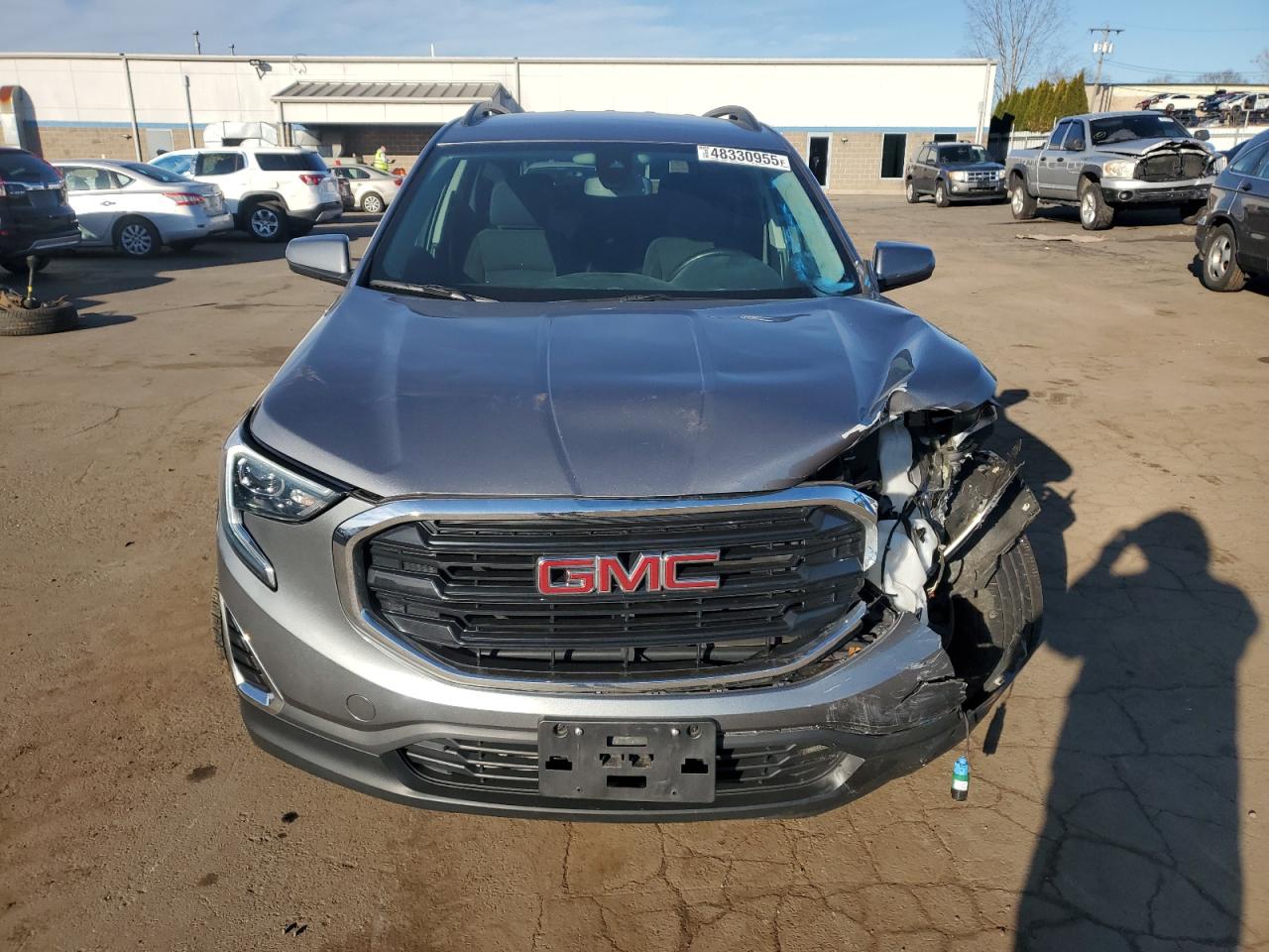 2020 GMC Terrain VIN 3GKALTEV1LL296921 Copart auction photo, front end damage thumbnail 5