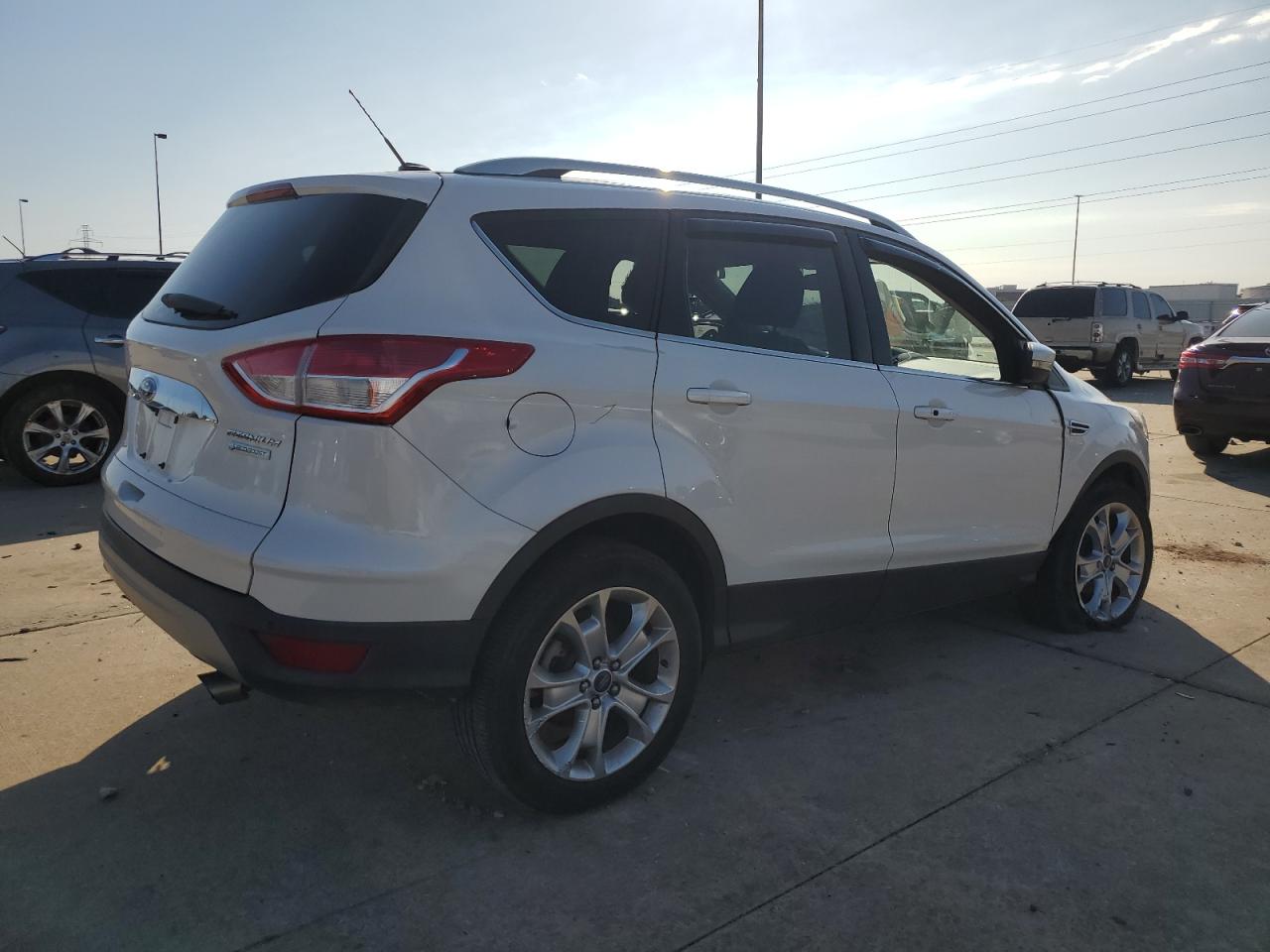 2014 Ford Escape VIN 1FMCU0JX5EUC58491 Copart auction photo, front end / mechanical damage thumbnail 3
