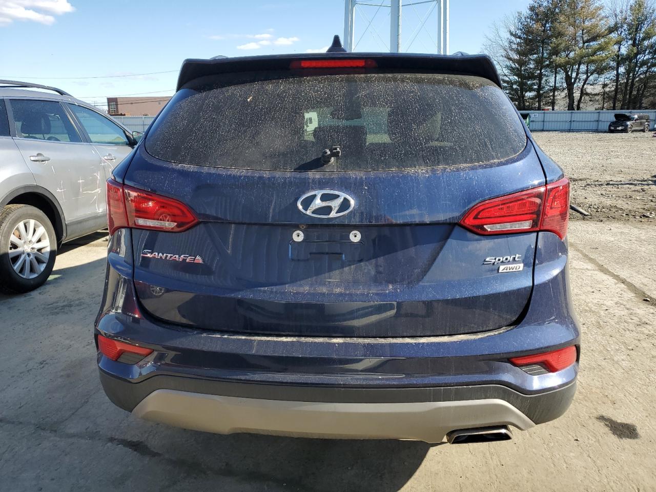 2017 Hyundai Santa Fe VIN 5XYZUDLB9HG497667 Copart auction photo, front end damage thumbnail 6