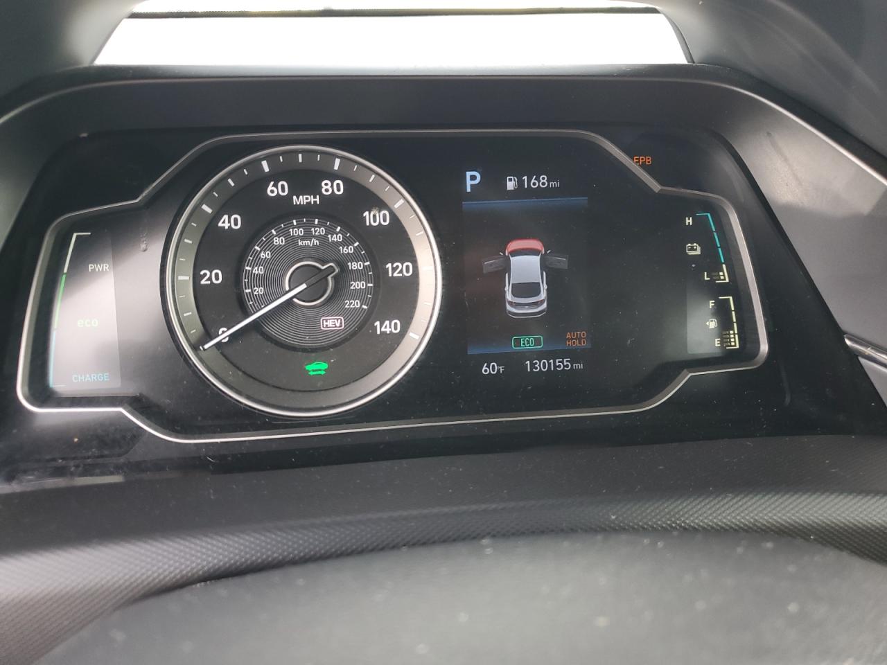2020 Hyundai IONIQ VIN KMHC65LD0LU194805 Copart auction photo, mechanical / front end damage thumbnail 9