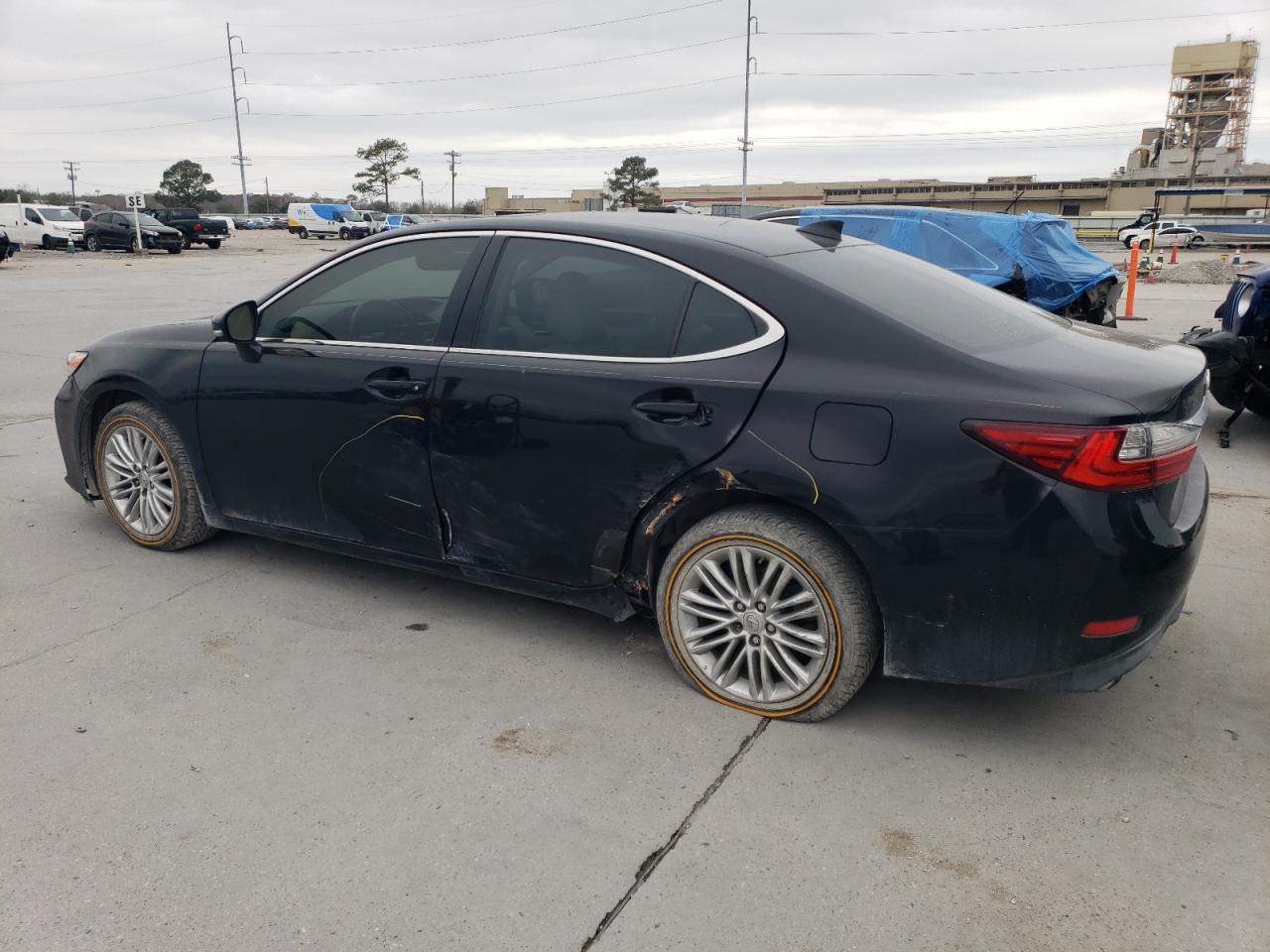 2016 Lexus ES VIN JTHBK1GG8G2212184 Copart auction photo, side damage thumbnail 2