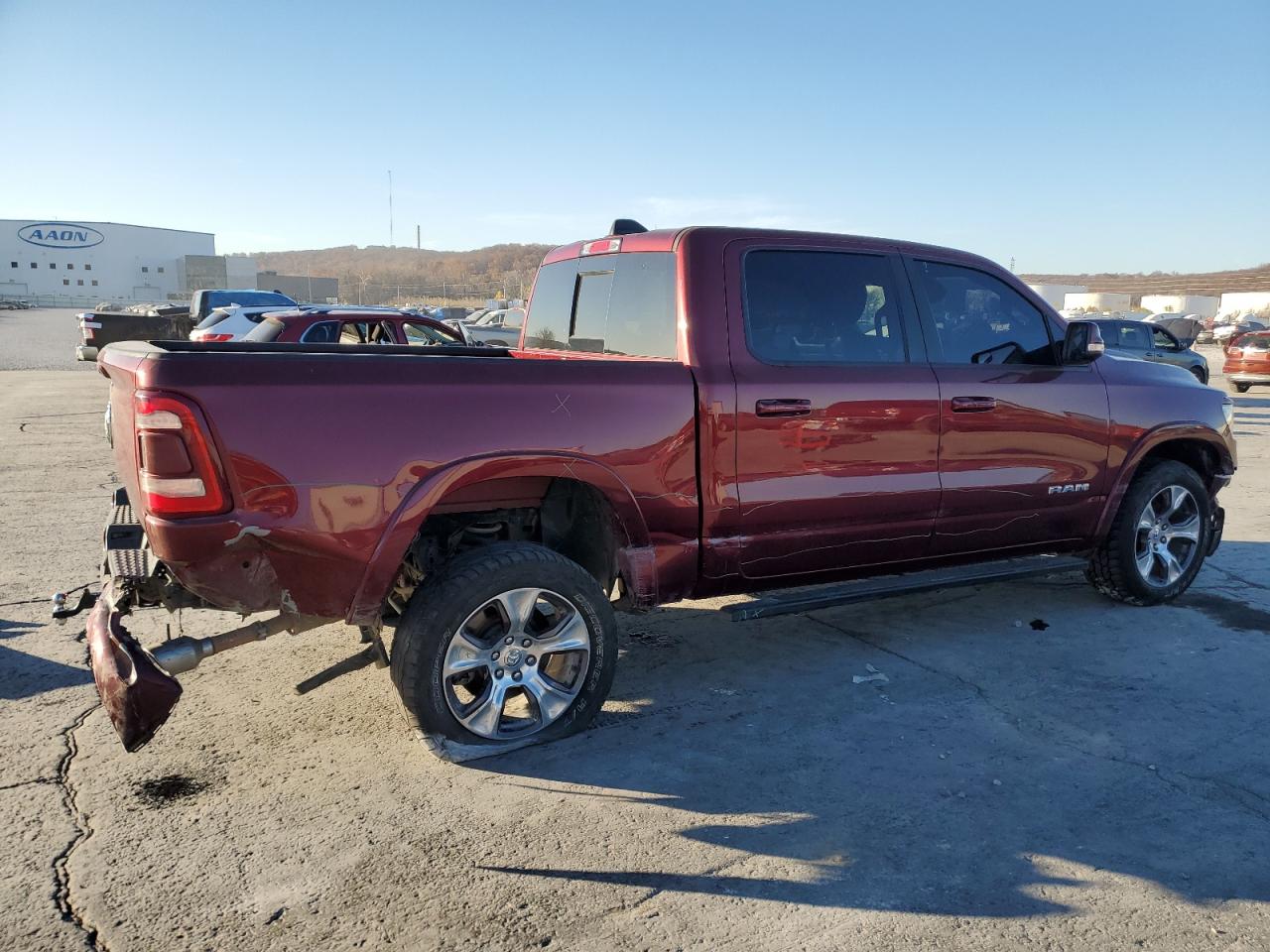 2019 RAM 1500 VIN 1C6RREJT8KN685297 Copart auction photo, all over damage thumbnail 3