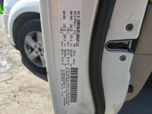 2012 Dodge Journey VIN 3C4PDCBG2CT272992 Copart auction photo, all over damage thumbnail 14
