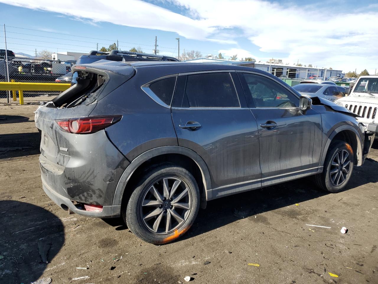 2017 Mazda CX-5 VIN JM3KFBDL8H0204281 Copart auction photo, all over damage thumbnail 3