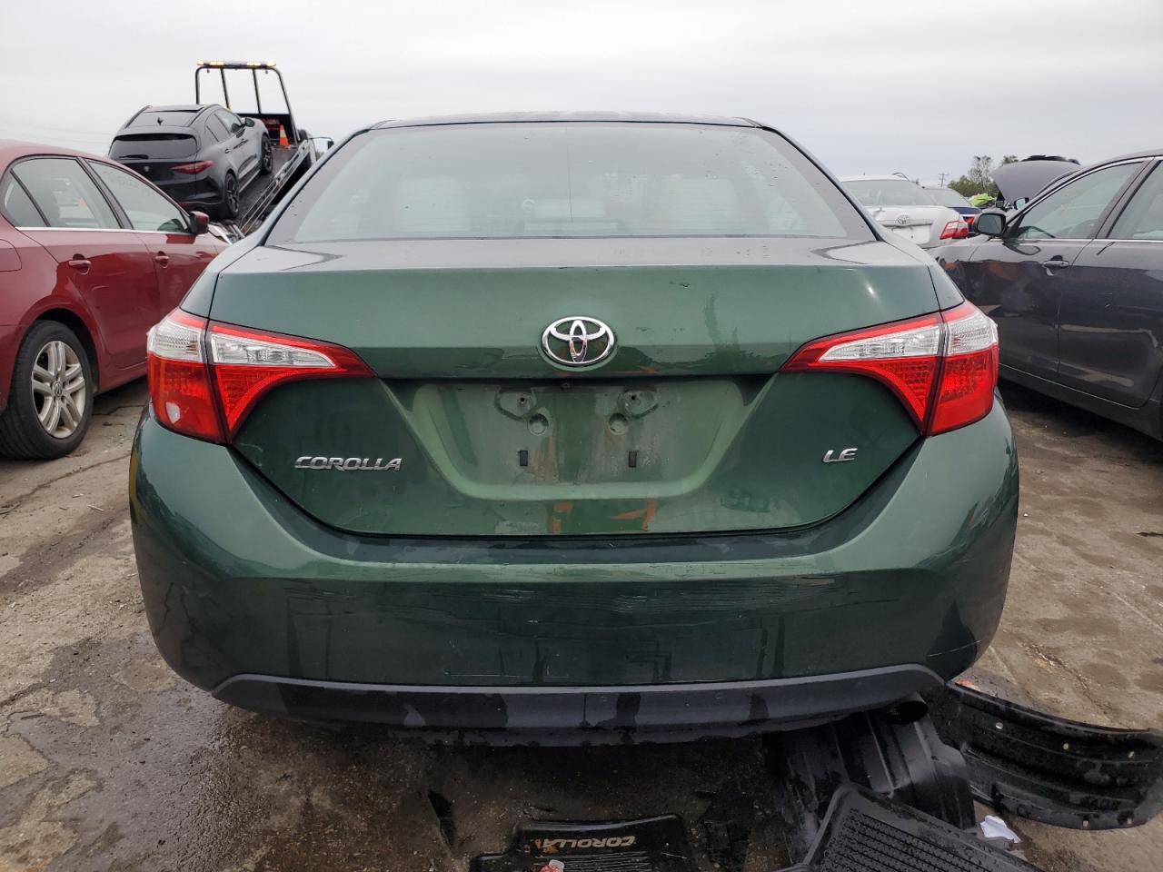 2016 Toyota Corolla VIN 2T1BURHE1GC570915 Copart auction photo, front end damage thumbnail 6