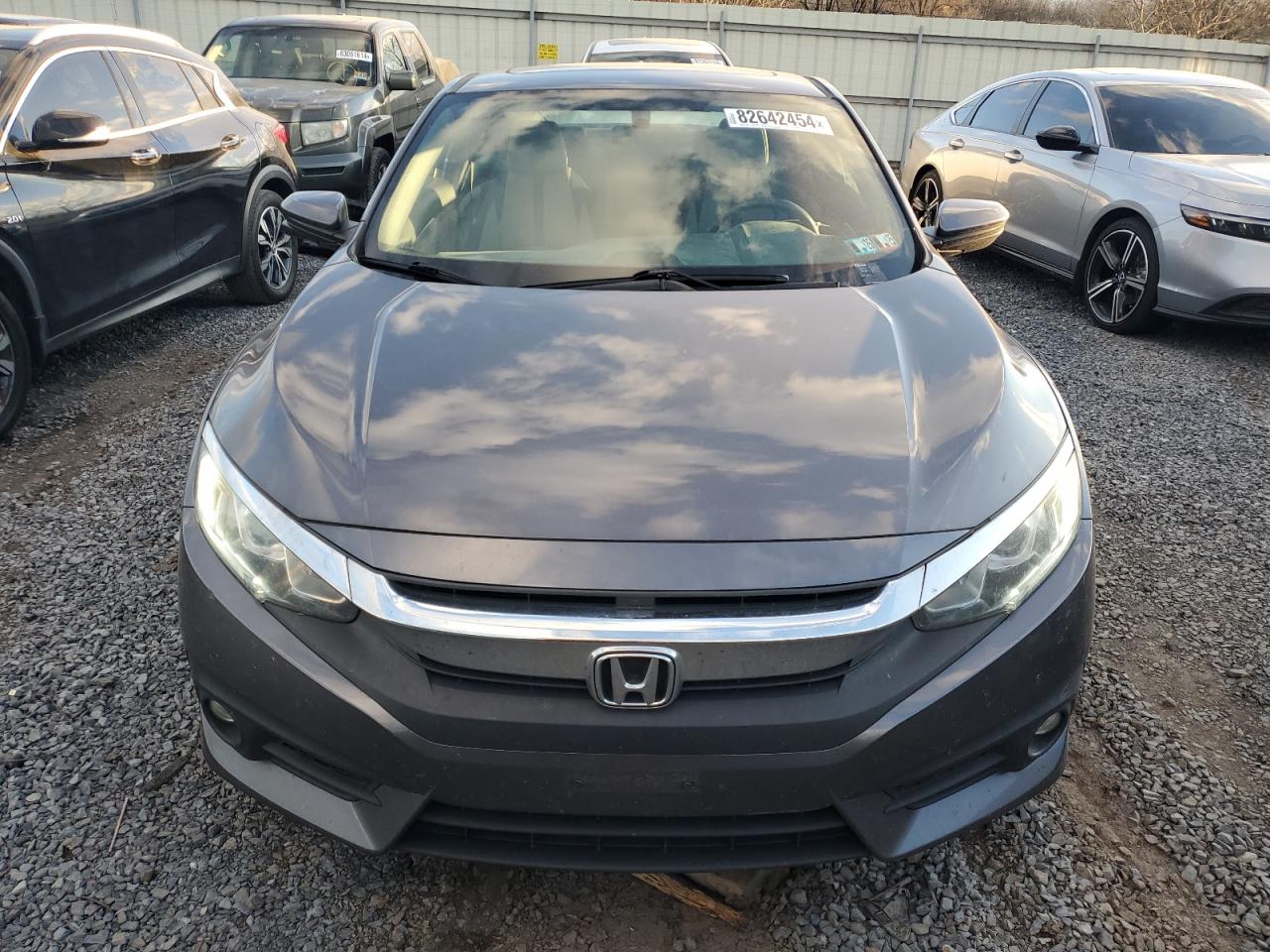 2018 Honda Civic VIN 2HGFC3B37JH356521 Copart auction photo, undercarriage damage thumbnail 5